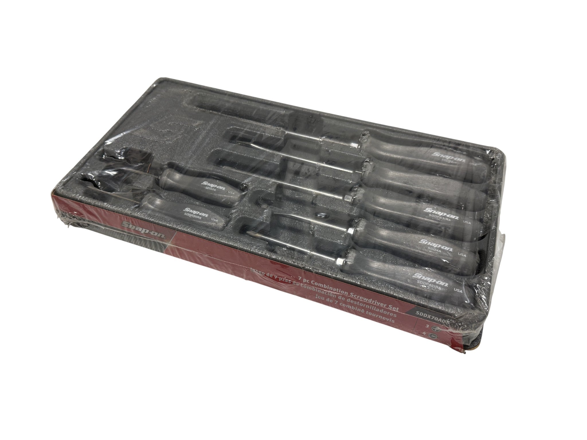 Snap-On 7pc Combination Screwdriver Set (SDDX70ADT) Dark Titanium