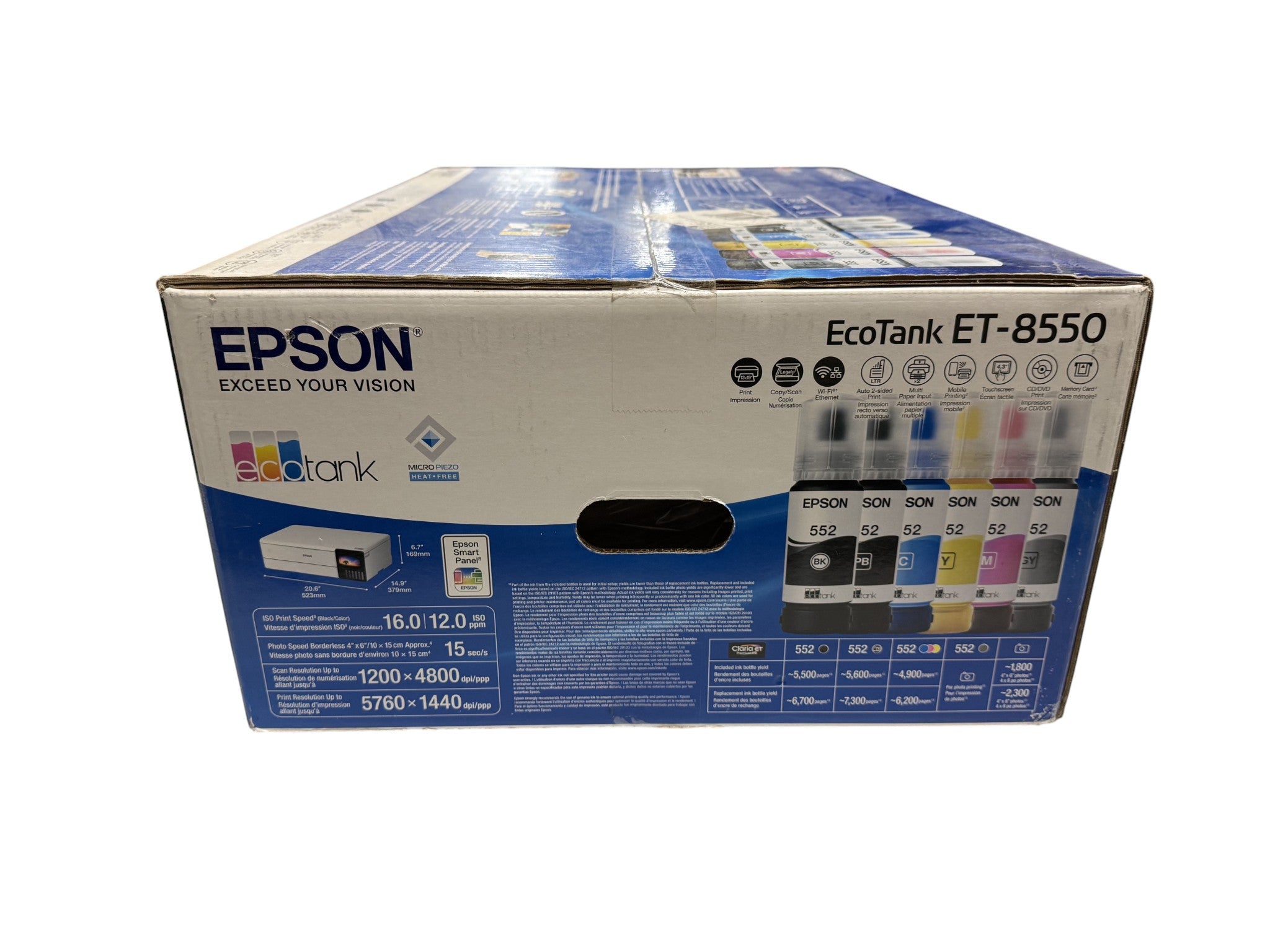 Epson EcoTank ET-8550 Color Inkjet Printer
