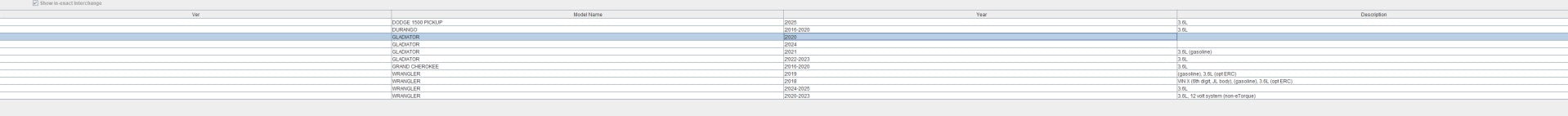 2020 - 2023 Jeep Gladiator Starter Motor 3.6L