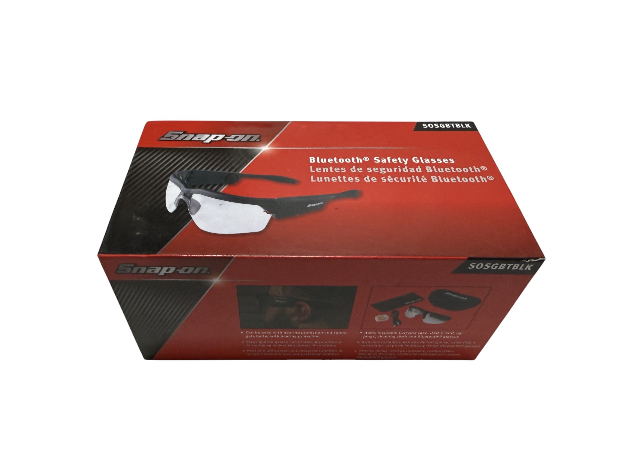 Snap-On SOSGBTBLK Bluetooth Safety Glasses