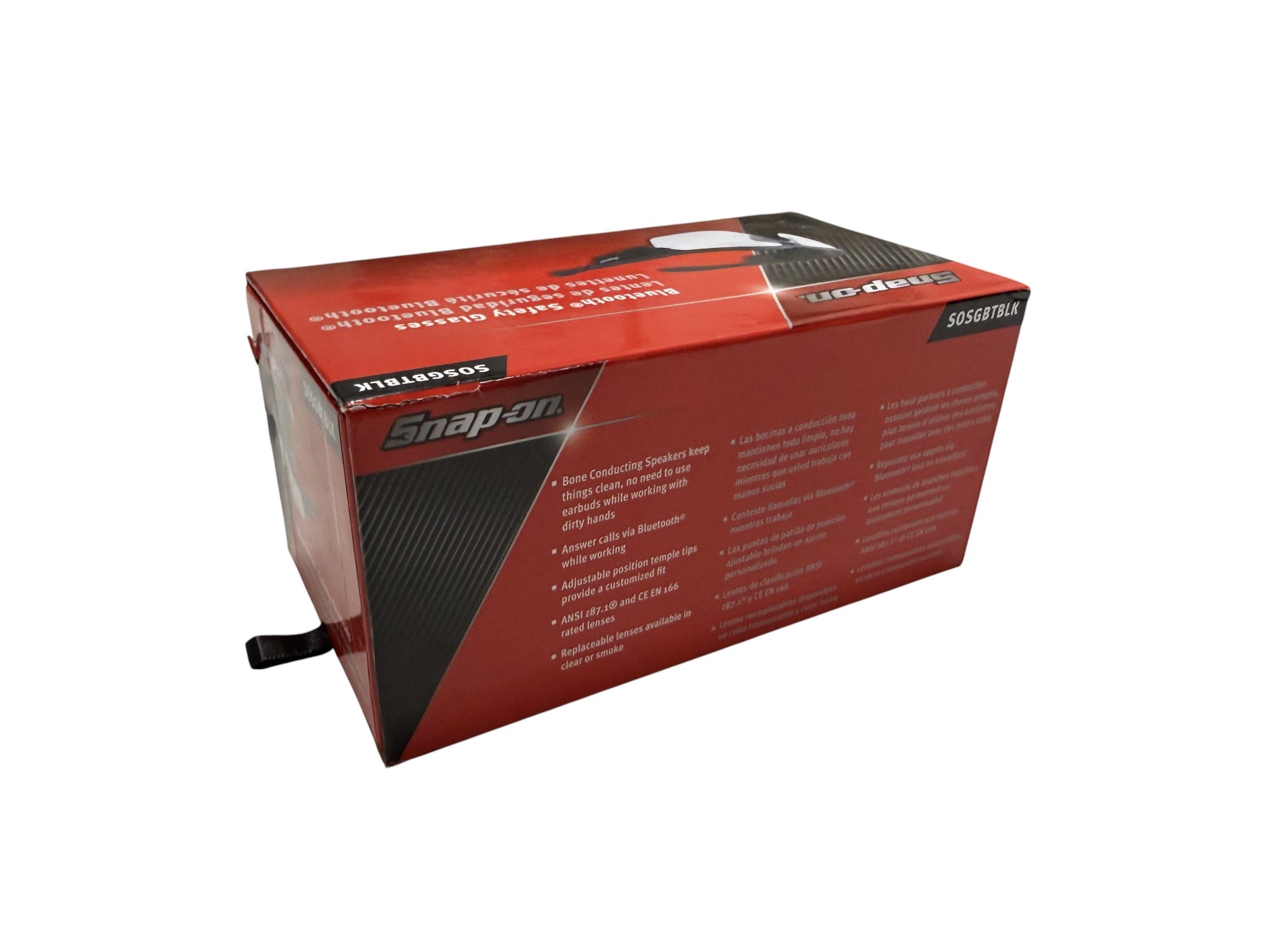 Snap-On SOSGBTBLK Bluetooth Safety Glasses