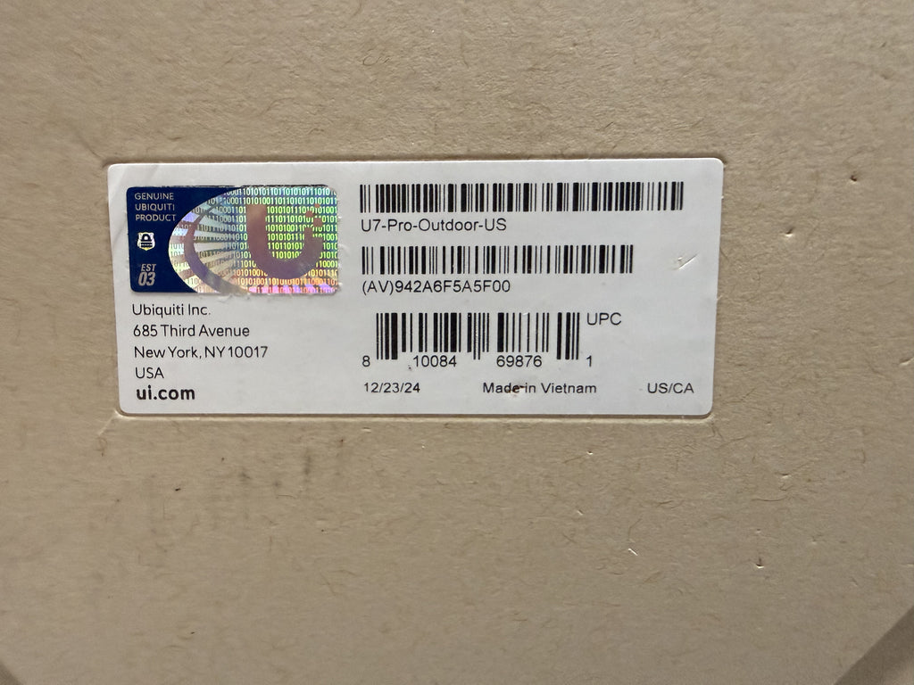 Ubiquiti Unifi U7 Pro Outdoor Access Point (U7-Pro-Outdoor-US) White