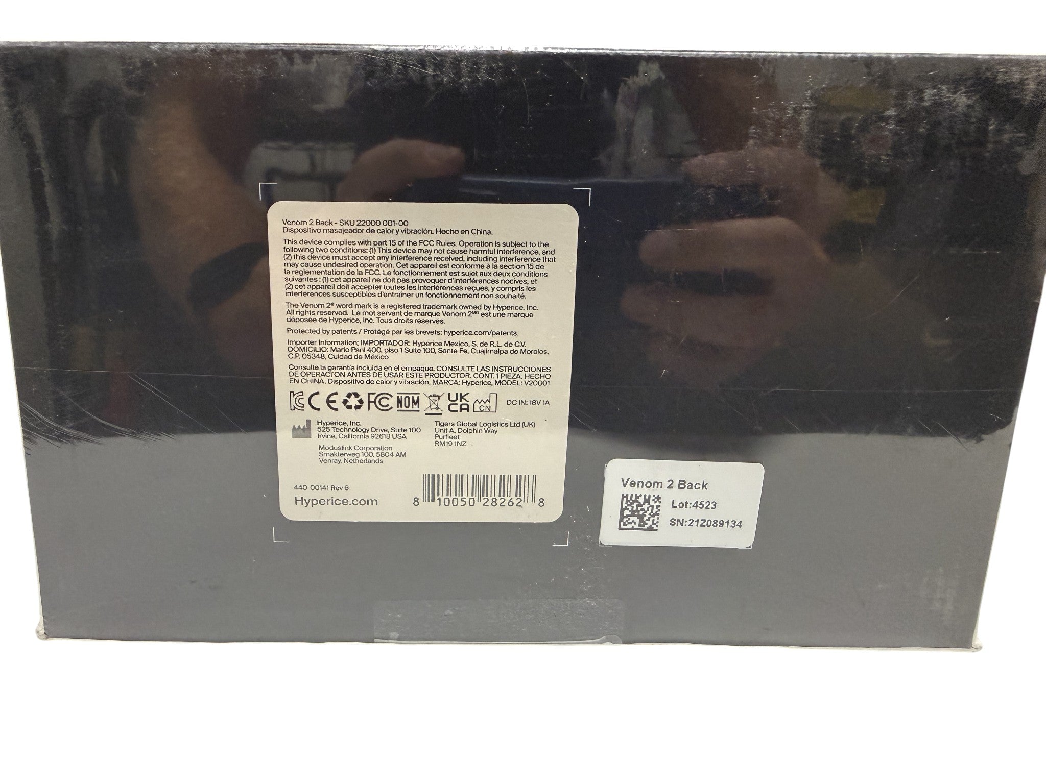 Hyperice Venom 2 Back (Heat & Vibration)